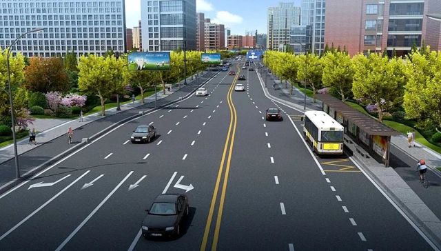 该道路是申花单元内南北向的城市次干道,建成后,对 莫干山路主干路网