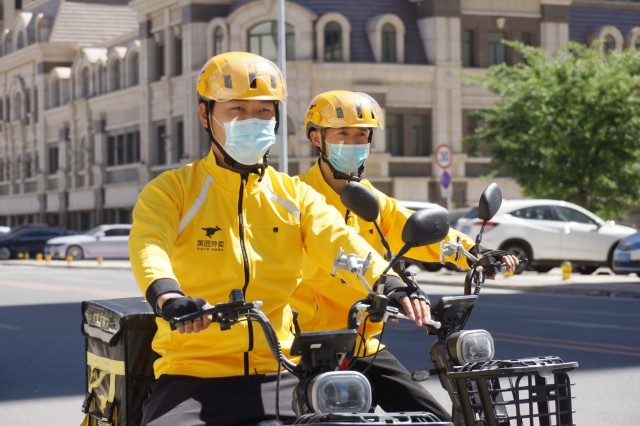 去年11月,美团推出外卖配送行业首个关注骑手体验和生态建设的行动